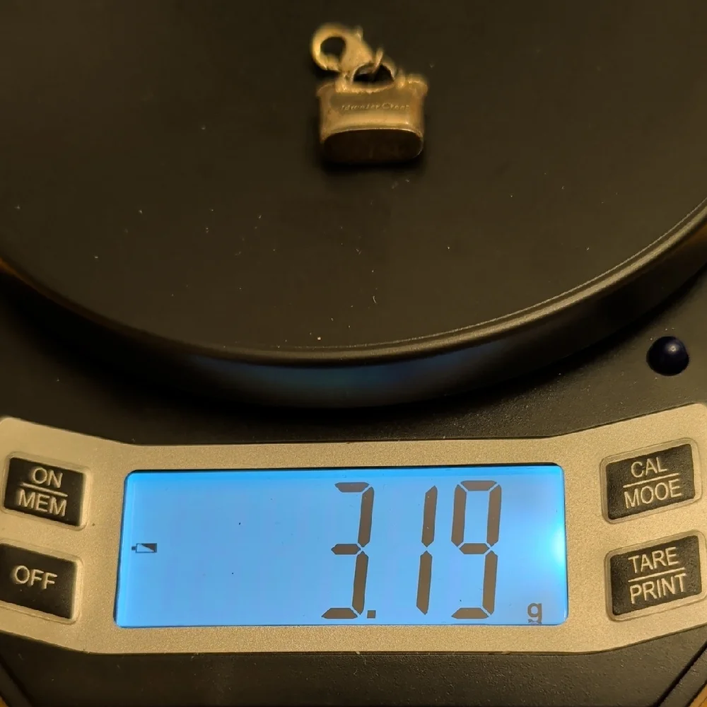 Vintage Sterling Silver Handbag Charm - Picture 6 of 6